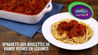 Catelli®  Spaghetti aux boulettes de viande riches en légumes [upl. by Notniuqal6]