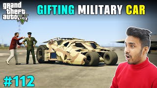 COLONEL GIFTS SECRET MILITARY CAR TO MICHAEL  GTA V GAMEPLAY 112 [upl. by Adnilem149]