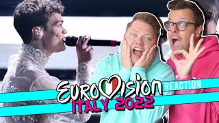 ITALY EUROVISION 2022  Mahmood amp Blanco Brividi  Sanremo 2022  ESC 2022 Reaction Video [upl. by Nylirej]