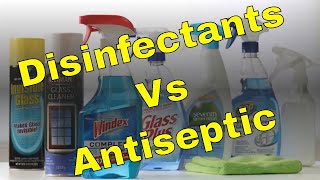 Disinfectant vs Antiseptic [upl. by Accebar]