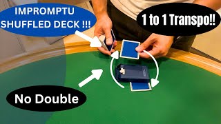 Crazy Impromptu Card Trick Tutorial [upl. by Ressay]