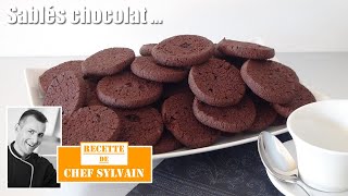 Sablés au chocolat  Recette par Chef Sylvain [upl. by Dzoba369]