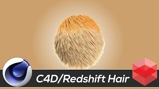 Hair Render in Redshift for Cinema 4D [upl. by Aldis]