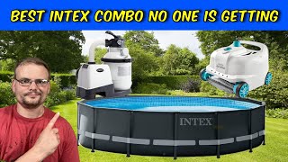 Intex Ultra XTR 16x40 Pool with Pool Vacuum and Sand Filter [upl. by Imalda]