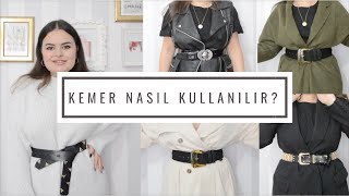 Kemer nasıl kullanılır 10 Farklı Kombin Şekli  İpek Eraslan [upl. by Walters103]