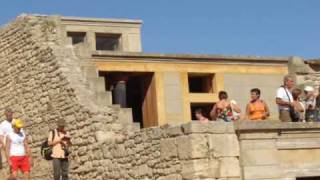 Knossos Greece  Crete Island  The Palace of Minos [upl. by Erlandson963]