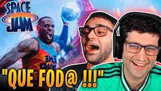 YOUTUBERS REAGINDO AO SPACE JAM UM NOVO LEGADO [upl. by Adihahs]