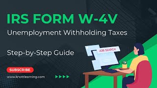 How to Fill Out Form W4V for Unemployment Withholding Taxes [upl. by Anirav]