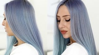 HOW TO DYE YOUR HAIR BLUE  LORÉAL COLORISTA BLUE REVIEW  BLUE OMBRE  Carly Musleh [upl. by Borroff]