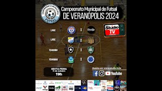 Campeonato Municipal de Futsal de Veranópolis 2024  Studio TV  Ao Vivo [upl. by Lerud]