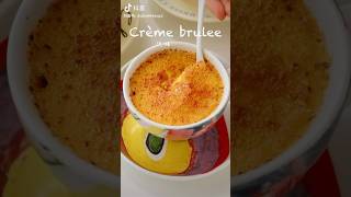 creamy brûlée asmr 🍮🍨food foodasmr asmrfood asmr dessertrecipe foryou fyp viralshort [upl. by Nevin728]