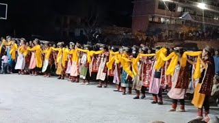 Beautiful Upper Kinnauri Dance By Thangtot Gunba Dance Group  Chango Tournament 2024 [upl. by Ativ]