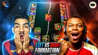 LEFT vs RIGHT SIDE FORMATION 🤣🤣  9AL GAMES x MACKIE PES HD [upl. by Arias]