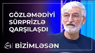 Xalq artistini studiyada görən Şamil Süleymanov gözlərinə inana bilmədi  Bizimləsən [upl. by Enovad]