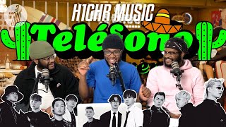 TELÉFONO Remix Lyric Video  pH1 HAON Woodie Gochild Jay Park SikK TRADE L  Reaction [upl. by Hodgson]