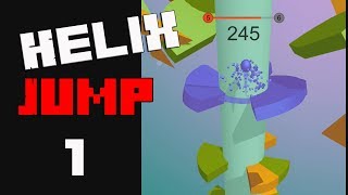 Helix Jump  Gameplay Walkthrough Part 1  LVL 2 12 iOS Android [upl. by Tyler]