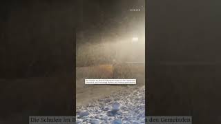 Heftiger Schneefall in Österreich schnee österreich stromausfall news [upl. by Zelda]