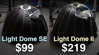 Aputures 99 Light Dome SE vs 219 Light Dome II  Budget vs Premium Option [upl. by Ociram]