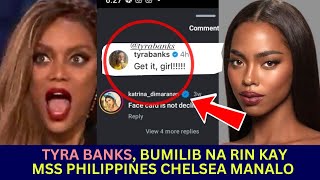 Super Model na si Tyra Banks Napabilib ni Chelsea Manalo Pinagsigawan ang supporta sa Instagram [upl. by Lynn]