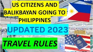 AVOID BEING BLACKLISTED LATEST TRAVEL CHECKLIST FOR US CITIZENS GOING TO PHILIPPINES [upl. by Egni]