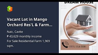 Vacant Lot in Mango Orchard ResL amp Farm Estates Naic Cavite [upl. by Arol366]