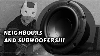 RANT Neighbours with SUBWOOFERS Back Exercise Outtakes [upl. by Malilliw]