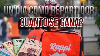 UN DIA SIENDO REPARTIDOR DE RAPPI  CUANTO SE GANA  SERIE CAPITULO 2 [upl. by Anilah]