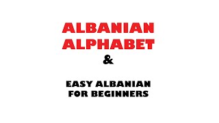 MODI001 Albanian Alphabet  alfabeti i gjuhës shqipe [upl. by Stu]