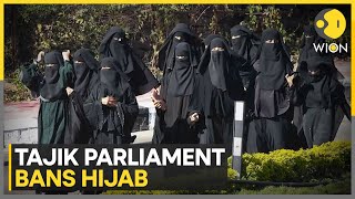 Tajik Parliament approves bill banning Hijab legal entities can be fined upto 5400  WION [upl. by Adelpho]