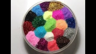 Glitter Slime  Satisfying Slime ASMR [upl. by Leboff]