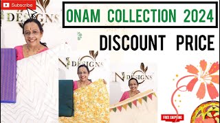 Onam 2024 Trends Discount Price Mix amp Match Collections Free shipping 158 [upl. by Gard55]