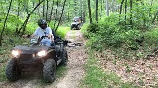 A few highlights from Sideling Hill ATV trail [upl. by Nnylarej]