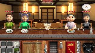 Lets Play Youda Sushi Chef  Restaurant 1 Day 01 [upl. by Maryjo]