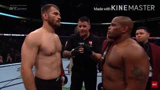 Daniel Cormier VS Stripe Miocic 1 Best Highlights [upl. by Akinot]