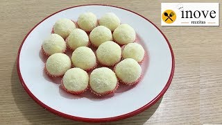 BEIJINHO DE LEITE NINHO SUPER FÁCIL QUE NÃO VAI AO FOGO 14 INOVE RECEITAS [upl. by Ignatius]