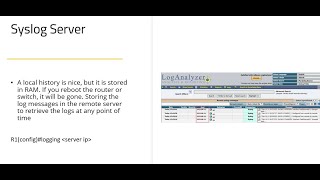 CCNA 200301 Full Course in Tamil Day 60 Introduction to the Cisco Syslog [upl. by Ytsur]