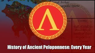 History of Ancient Peloponnese Every Year [upl. by Batory]