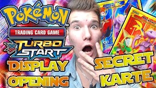 MEIN BESTES OPENING SECRET RARE POKÉMON TURBOSTART Booster BOX Opening P3 [upl. by Tierell]