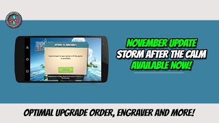 Upgrade Order Tips  Boom Beach November Update Available Now [upl. by Herrle909]