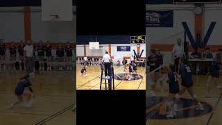 Walpole Volleyball Diving Save [upl. by Lap]