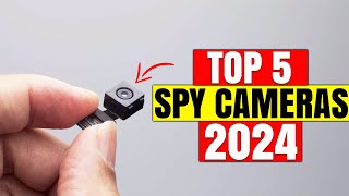 Top 5 spy cameras of 2024  Do Not Buy Until You Watch This [upl. by Airdnazxela564]