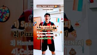 Cosa quotNONquot elimini 🤔✔️ Versione cibo shorts trend food pizza fypシ゚viral seguimi foryou [upl. by Icam]