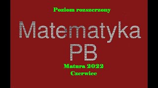 Matura z matematyki czerwiec 2022 rozszerzenie Zadanie 7 Kombinatoryka [upl. by Anidan]