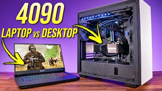 RTX 4090 Laptop vs Desktop  It’s not even close… [upl. by Thaddus]