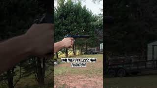 Walther ppk 22 suppressed waltherppk soundtest yhmphantom [upl. by Kantos920]