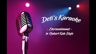 Sternenhimmel  Hubert Kah  Karaoke [upl. by Yraeg995]