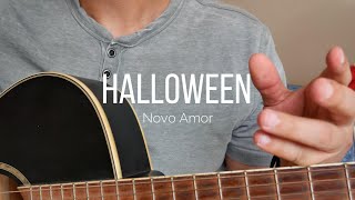 How To Play Halloween by Novo Amor  Guitar Tutorial easy [upl. by Ravid]