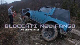 BLOCCATI NEL FANGO SOTTO LA PIOGGIA NOGRIP4x4CLUB HERO7SILVER [upl. by Booth]