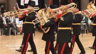 Buxton Military Tattoo 2016  Royal Artillery Band  RA Slow March and Bravura [upl. by Nosremaj367]