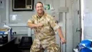 British Soldier Dancing to 50 cent [upl. by Zimmer]